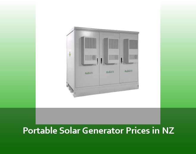 Portable Solar Generator Prices in NZ